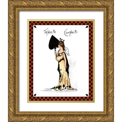 Bridge Party I Gold Ornate Wood Framed Art Print with Double Matting by Vision Studio