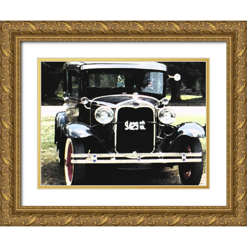 Joy Ride II Gold Ornate Wood Framed Art Print with Double Matting by Ilosky, Pam