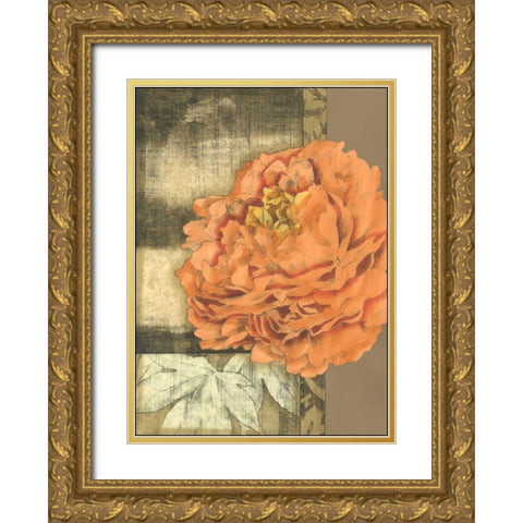 Small Ethereal Bloom III Gold Ornate Wood Framed Art Print with Double Matting by Goldberger, Jennifer