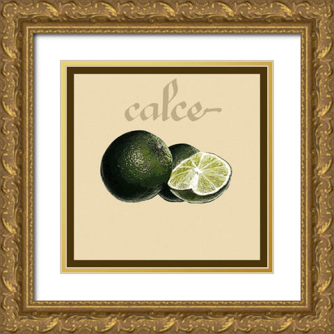 Italian Fruit V Gold Ornate Wood Framed Art Print with Double Matting by Vision Studio