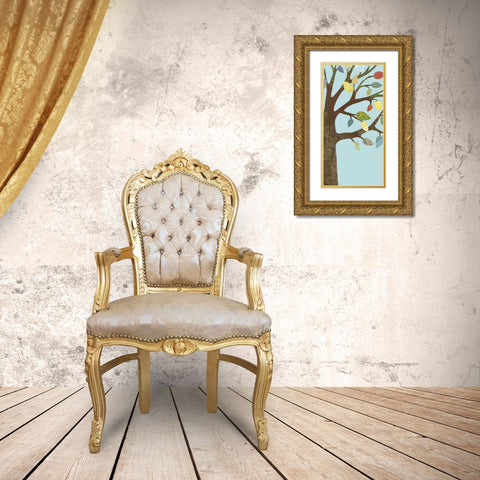 Arbor Patterns I Gold Ornate Wood Framed Art Print with Double Matting by Meagher, Megan