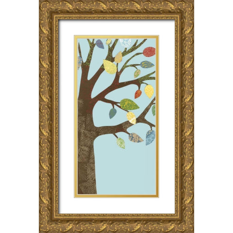 Arbor Patterns I Gold Ornate Wood Framed Art Print with Double Matting by Meagher, Megan