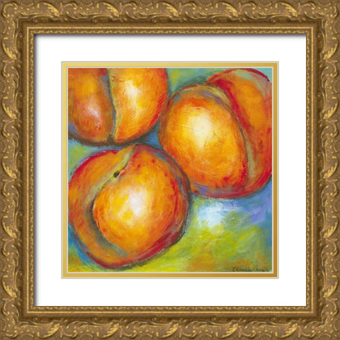 Abstract Fruits II Gold Ornate Wood Framed Art Print with Double Matting by Zarris, Chariklia