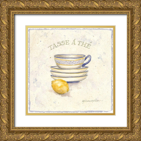 French Pottery III Gold Ornate Wood Framed Art Print with Double Matting by Pallan, Nancy S.