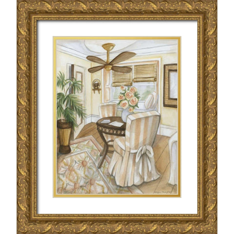Grand Hotel Vignette IV Gold Ornate Wood Framed Art Print with Double Matting by Meagher, Megan
