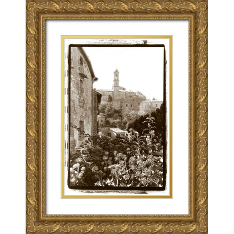 Church Bells Ringing Gold Ornate Wood Framed Art Print with Double Matting by DeNardo, Laura
