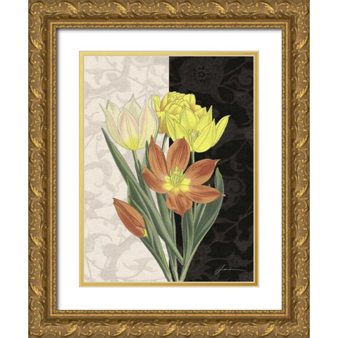 Centerpiece II Gold Ornate Wood Framed Art Print with Double Matting by Burghardt, James