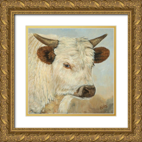 What a Wonderful World Gold Ornate Wood Framed Art Print with Double Matting by Winkler, Kathy