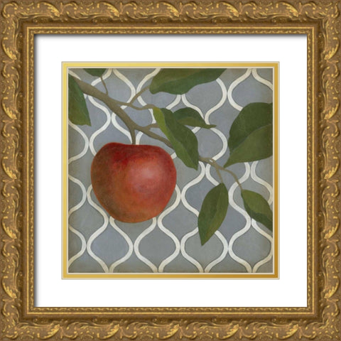 Fruit and Pattern III Gold Ornate Wood Framed Art Print with Double Matting by Meagher, Megan