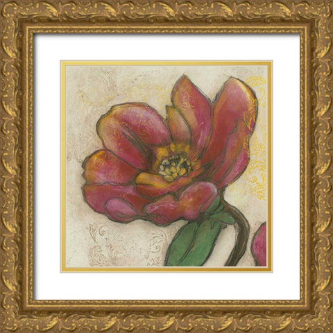 Tulip Poplar I Gold Ornate Wood Framed Art Print with Double Matting by Goldberger, Jennifer