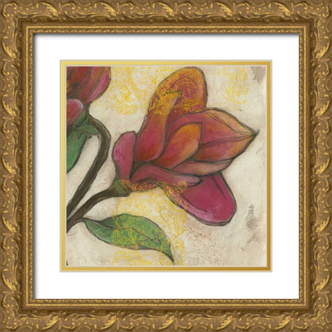 Tulip Poplar II Gold Ornate Wood Framed Art Print with Double Matting by Goldberger, Jennifer