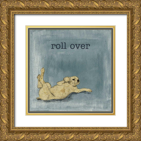 Roll Over Gold Ornate Wood Framed Art Print with Double Matting by Ludwig, Alicia