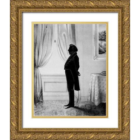 Men of Distinction II Gold Ornate Wood Framed Art Print with Double Matting by Brown, William Henry