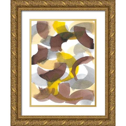 Parenthesis I Gold Ornate Wood Framed Art Print with Double Matting by Fuchs, Jodi
