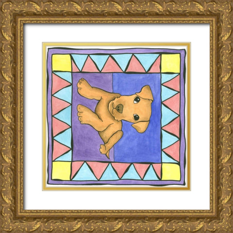 Skipper Gold Ornate Wood Framed Art Print with Double Matting by Meagher, Megan