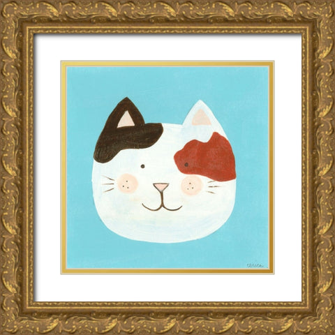 Annie Gold Ornate Wood Framed Art Print with Double Matting by Vess, June Erica