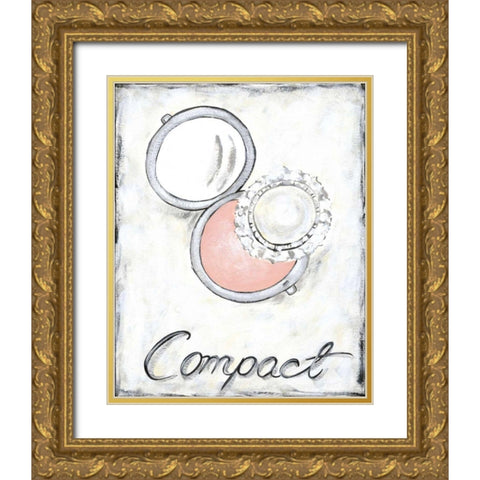 Compact Gold Ornate Wood Framed Art Print with Double Matting by Zarris, Chariklia
