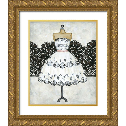 Vintage Style II Gold Ornate Wood Framed Art Print with Double Matting by Zarris, Chariklia