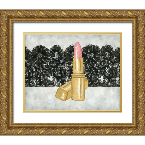 Femme Boudoir VII Gold Ornate Wood Framed Art Print with Double Matting by Zarris, Chariklia