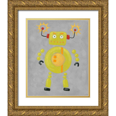 Take me to your Leader III Gold Ornate Wood Framed Art Print with Double Matting by Zarris, Chariklia