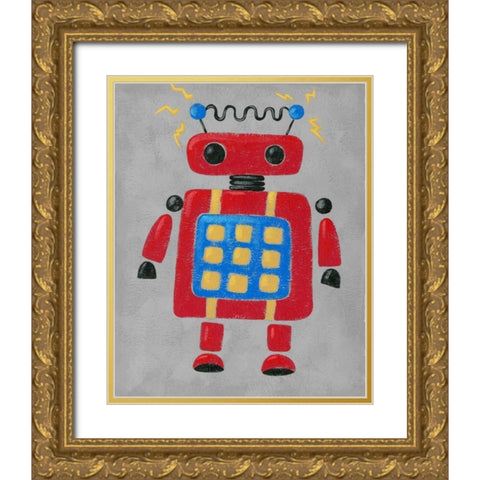 Take me to your Leader IV Gold Ornate Wood Framed Art Print with Double Matting by Zarris, Chariklia