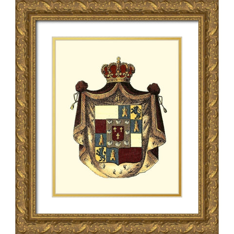 Regal Crest II Gold Ornate Wood Framed Art Print with Double Matting by Vision Studio
