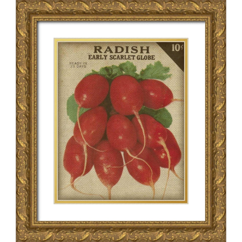 Heirloom Variety I Gold Ornate Wood Framed Art Print with Double Matting by Fagalde, Jarman