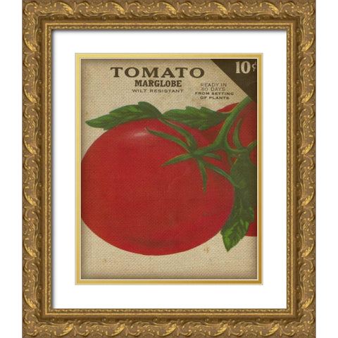 Heirloom Variety V Gold Ornate Wood Framed Art Print with Double Matting by Fagalde, Jarman