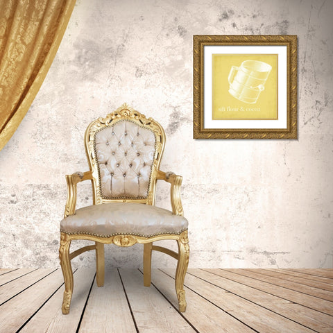 Cottage Kitchen III Gold Ornate Wood Framed Art Print with Double Matting by Fagalde, Jarman