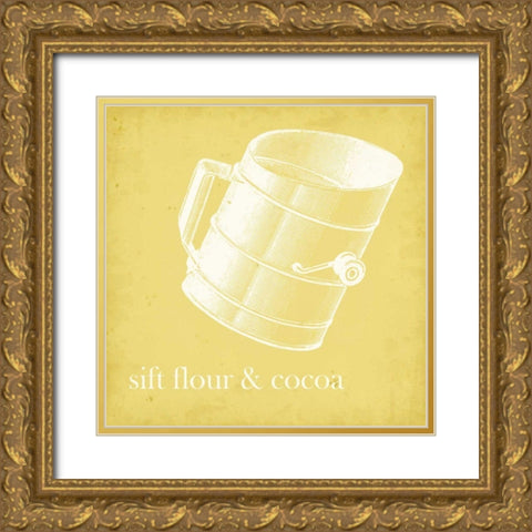 Cottage Kitchen III Gold Ornate Wood Framed Art Print with Double Matting by Fagalde, Jarman