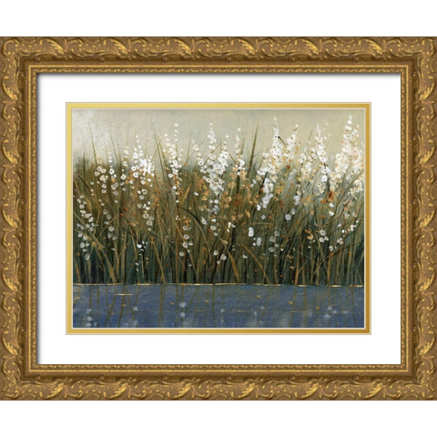 By the Tall Grass II Gold Ornate Wood Framed Art Print with Double Matting by OToole, Tim
