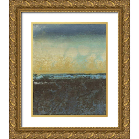 Diffused Light II Gold Ornate Wood Framed Art Print with Double Matting by Green-Aldridge, W.