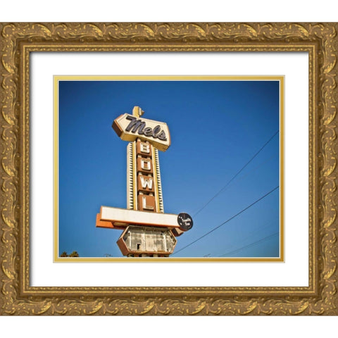 Vintage Bowl II Gold Ornate Wood Framed Art Print with Double Matting by Recapturist