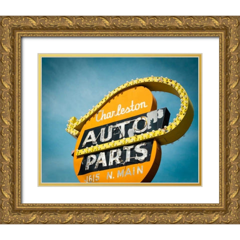 Vintage Retail I Gold Ornate Wood Framed Art Print with Double Matting by Recapturist