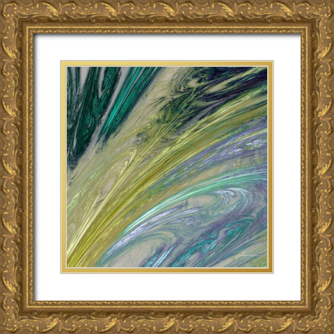 Altitude I Gold Ornate Wood Framed Art Print with Double Matting by Burghardt, James