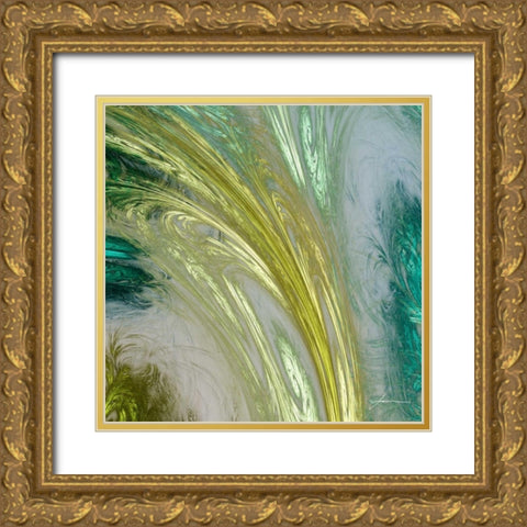 Altitude II Gold Ornate Wood Framed Art Print with Double Matting by Burghardt, James