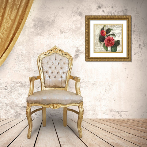 Springtime in Paris II Gold Ornate Wood Framed Art Print with Double Matting by White, Abby