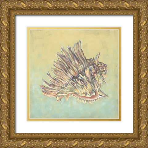 Sand and Sea II Gold Ornate Wood Framed Art Print with Double Matting by Vision Studio