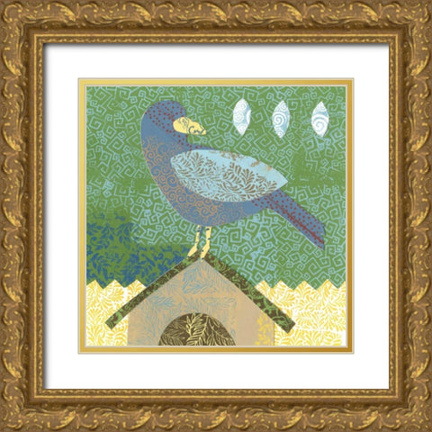 Flight Patterns III Gold Ornate Wood Framed Art Print with Double Matting by Meagher, Megan