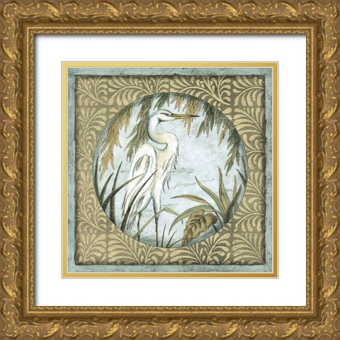 Small Quiet Elegance I Gold Ornate Wood Framed Art Print with Double Matting by Slocum, Nancy