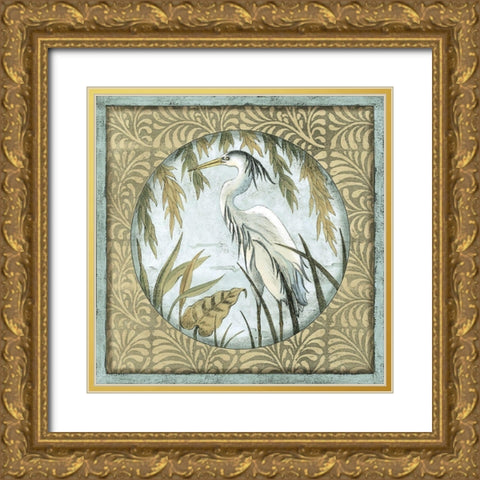 Small Quiet Elegance II Gold Ornate Wood Framed Art Print with Double Matting by Slocum, Nancy
