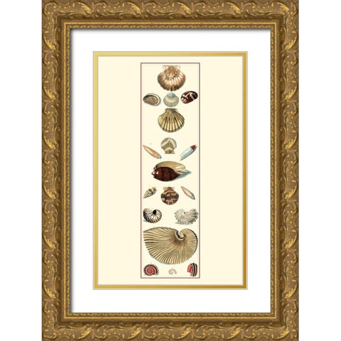UA Sm Studies Sym I (P) Gold Ornate Wood Framed Art Print with Double Matting by Vision Studio
