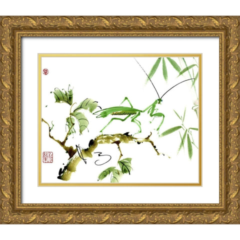 Shall We Dance Gold Ornate Wood Framed Art Print with Double Matting by Parker, Nan Rae