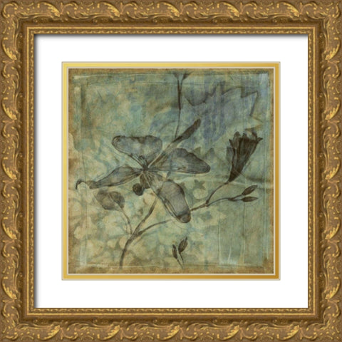 Small Ethereal Wings I Gold Ornate Wood Framed Art Print with Double Matting by Goldberger, Jennifer