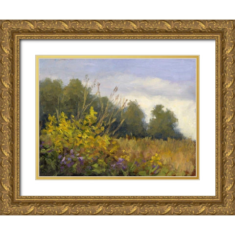 Big Tree Farm Gold Ornate Wood Framed Art Print with Double Matting by Weber, Mary Jean