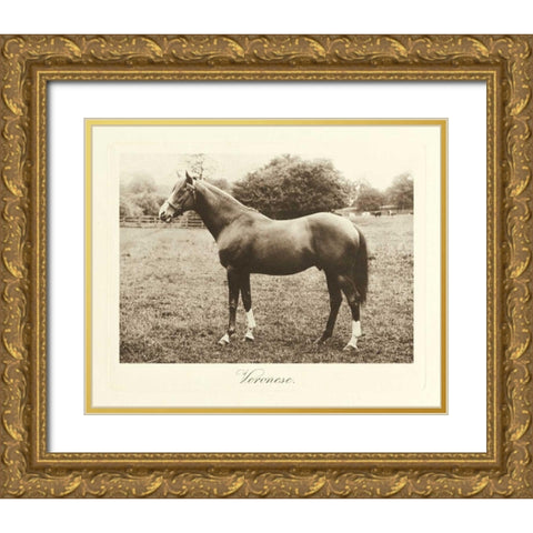 Veronese Gold Ornate Wood Framed Art Print with Double Matting by Hailey, Clarence