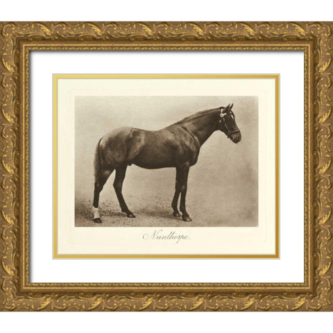 Nunthorpe Gold Ornate Wood Framed Art Print with Double Matting by Hailey, Clarence