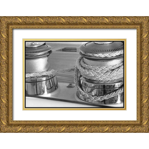 Rigged and Ready I Gold Ornate Wood Framed Art Print with Double Matting by DeNardo, Laura