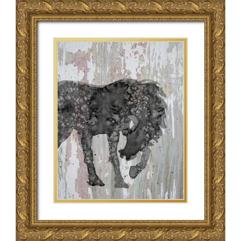 Unbridled I Gold Ornate Wood Framed Art Print with Double Matting by Ludwig, Alicia