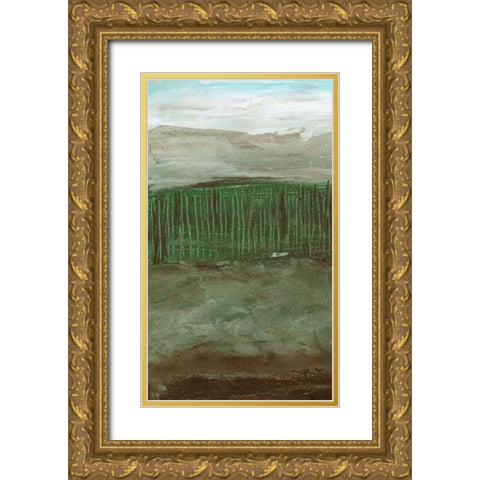 Forest for the Trees I Gold Ornate Wood Framed Art Print with Double Matting by Ludwig, Alicia